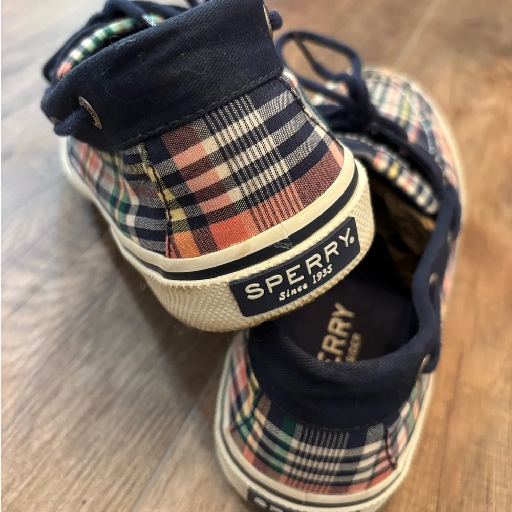 Sperry Men’s Plaid‎ Top-Sider Size 10 Boat Shoe with Lace Tie